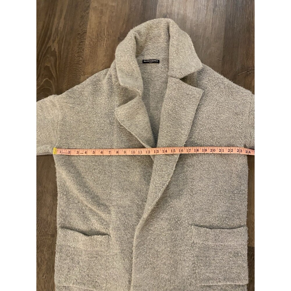 Brandy Melville Kennedy Drape Sweater Marled Gray  One Size - Picture 7 of 11